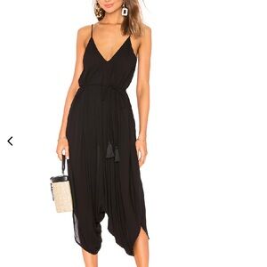 REVOLVE: Indah Ivory All in One Jumpsuit in Black - Women